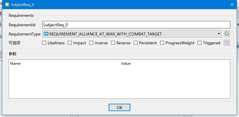 Requirement的详细信息